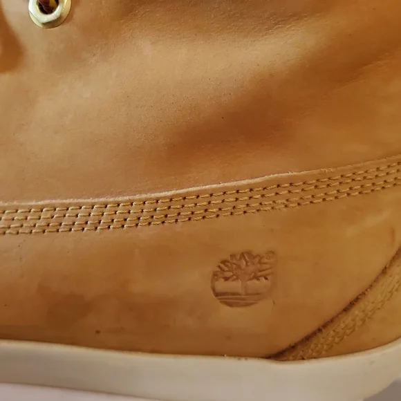 TIMBERLAND Women's Tan Nubuck Leather Work Boot Size 11 - Picture 10 of 14